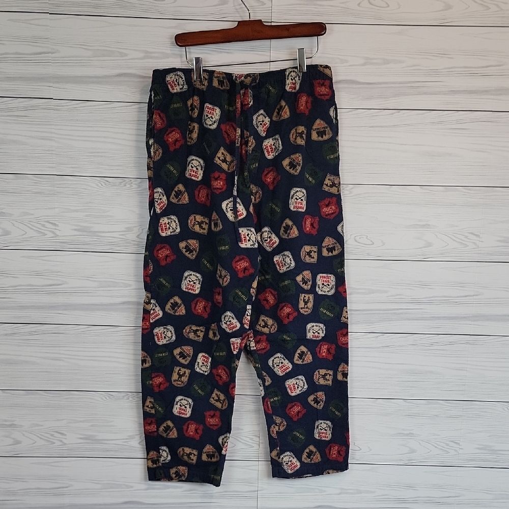 Joe Boxer Sleepwear Pants With Outdoor Destination Graphics Mens Size L